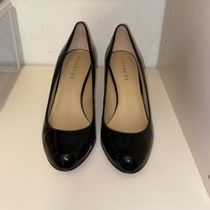 Size 10 Coach Patent Leather Pumps